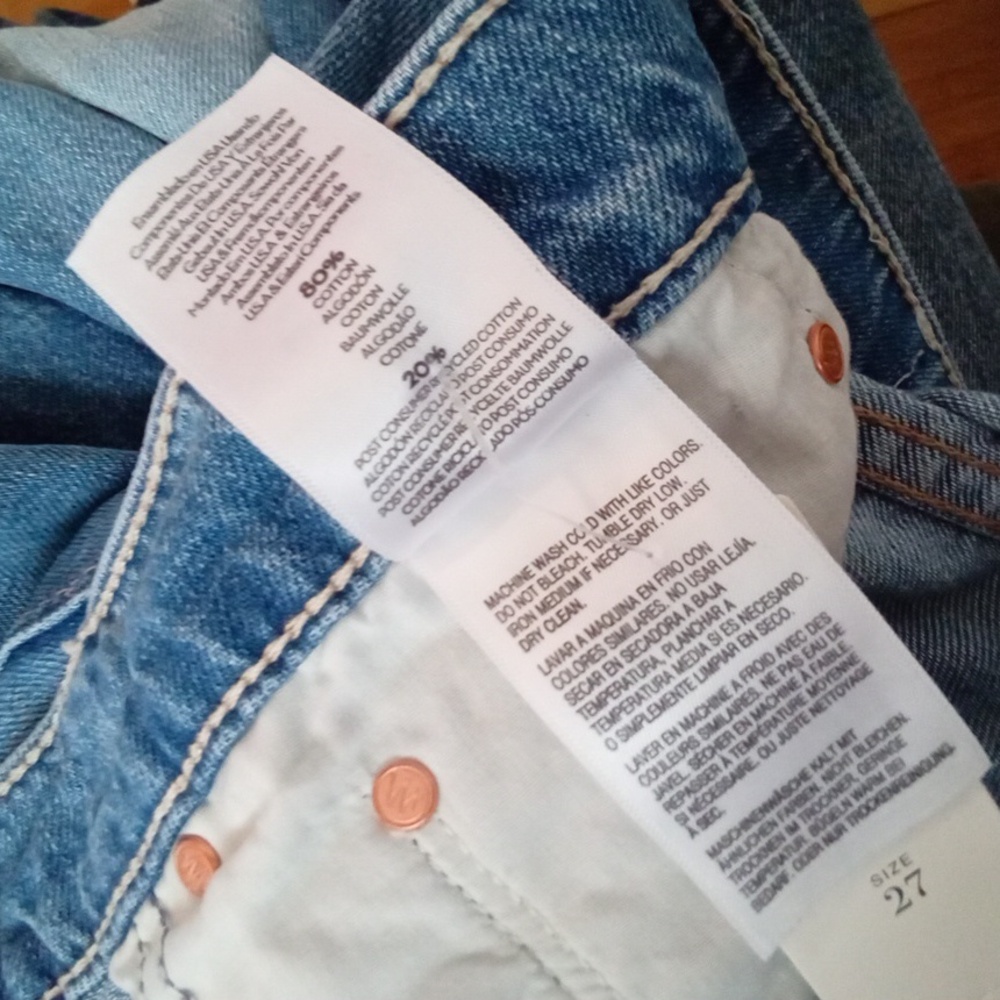 NWT Mother Denim The Dodger Sneak Wide Leg Blue Jeans 27 Tomorrow Never Knows - Picture 11 of 16